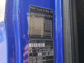 MAN TGS 35.500 8x4-6 / PALFINGER 92 t/m CRANE +JIB